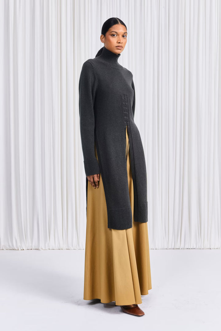 The Lovers Jumper in Forest Green Knit by palmer//harding, view 5