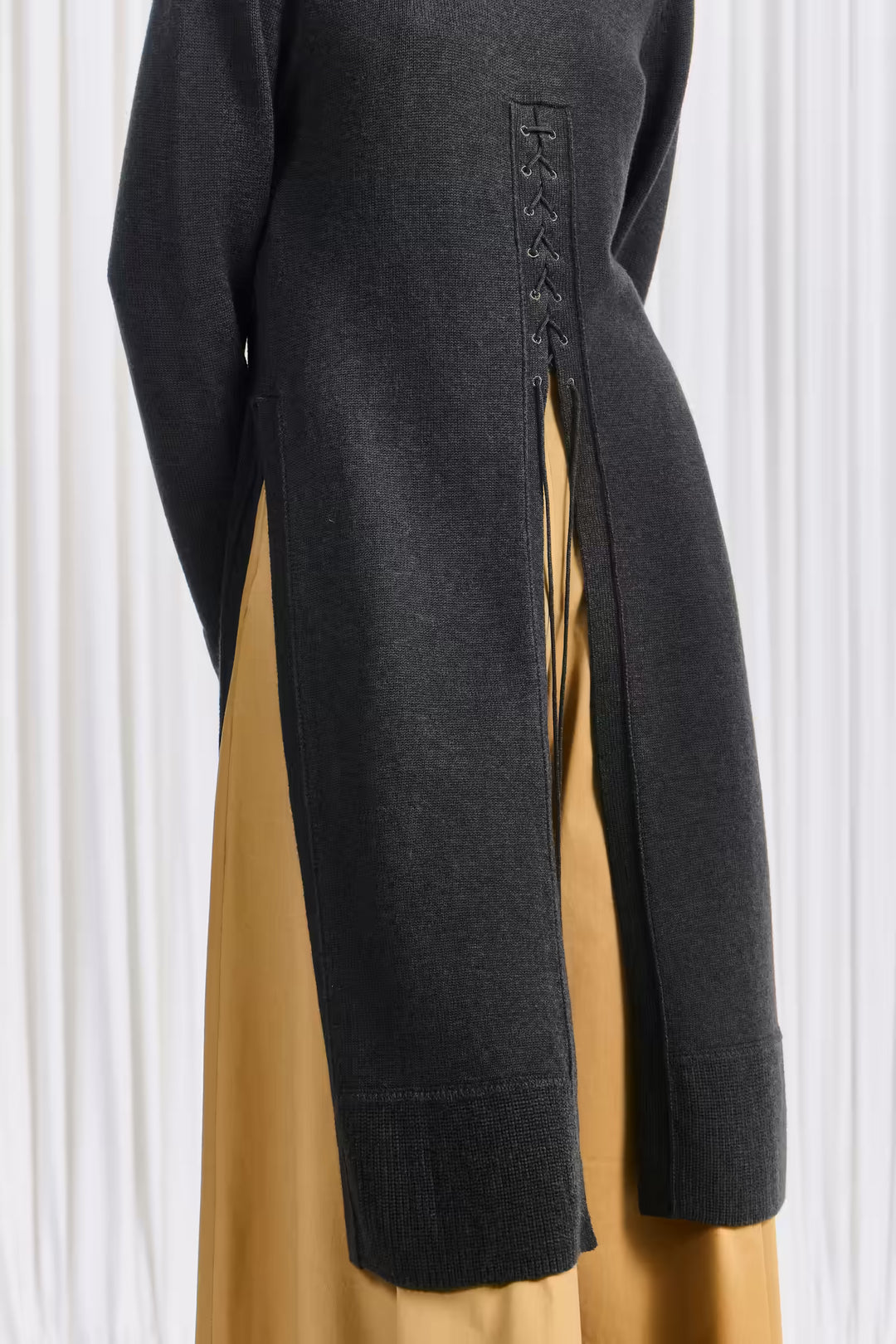 The Lovers Jumper in Forest Green Knit by palmer//harding, view 8