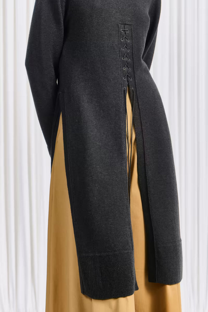 The Lovers Jumper in Forest Green Knit by palmer//harding, view 8