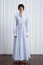 Clarity Dress, striped cotton maxi dress