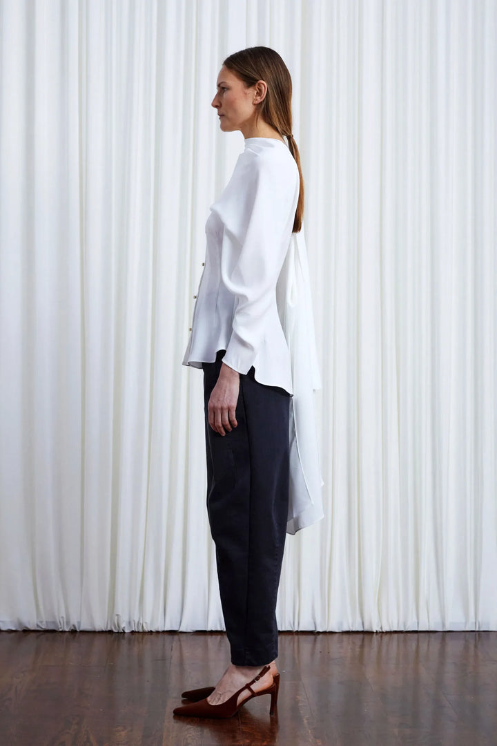 In Your Arms Shirt, Ivory Crepe