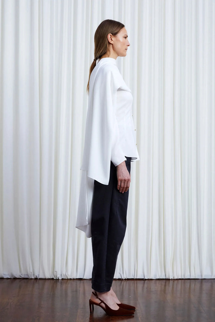 In Your Arms Shirt, Ivory Crepe