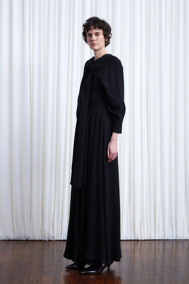 In Your Arms Dress, Black Crepe