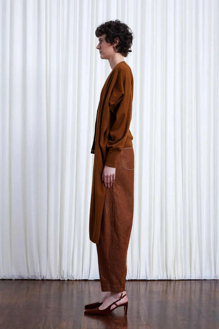 In Your Arms Cardigan, Tobacco Cotton Cashmere