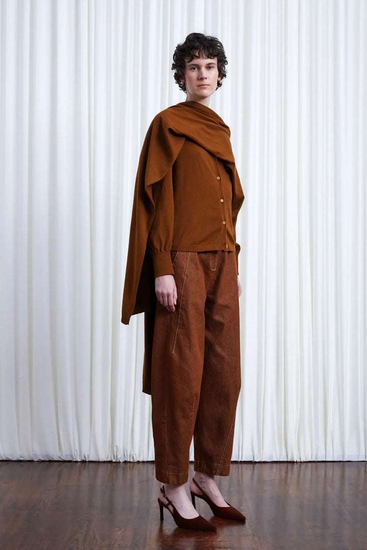 In Your Arms Cardigan, Tobacco Cotton Cashmere