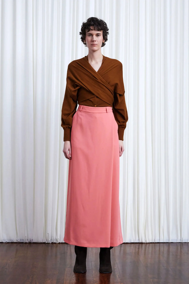 Desire Trousers, Pink Crepe