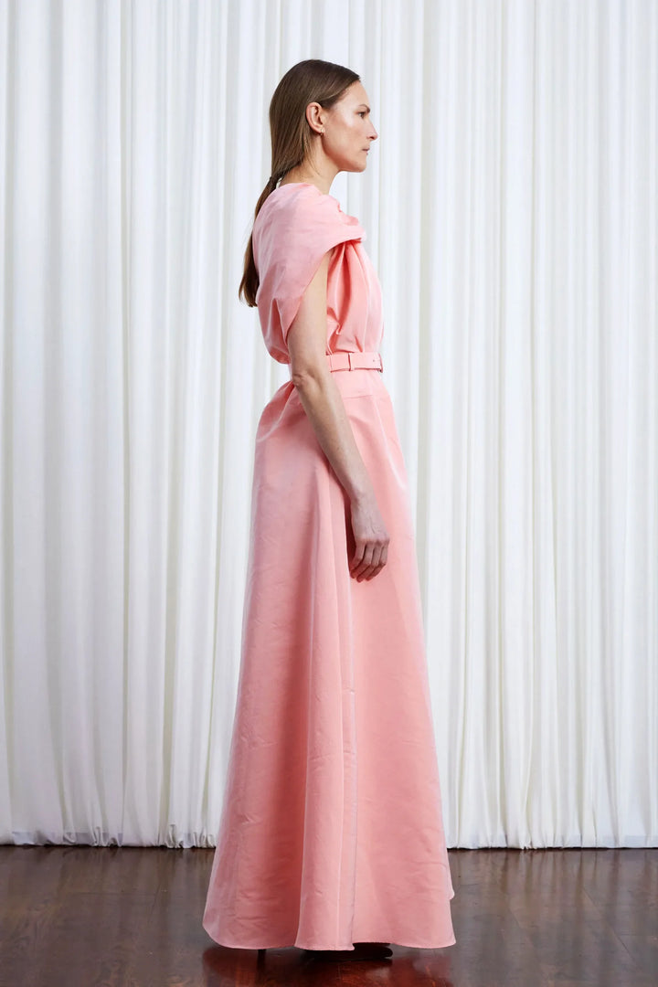 Worries Fade Dress, Pink Taffeta