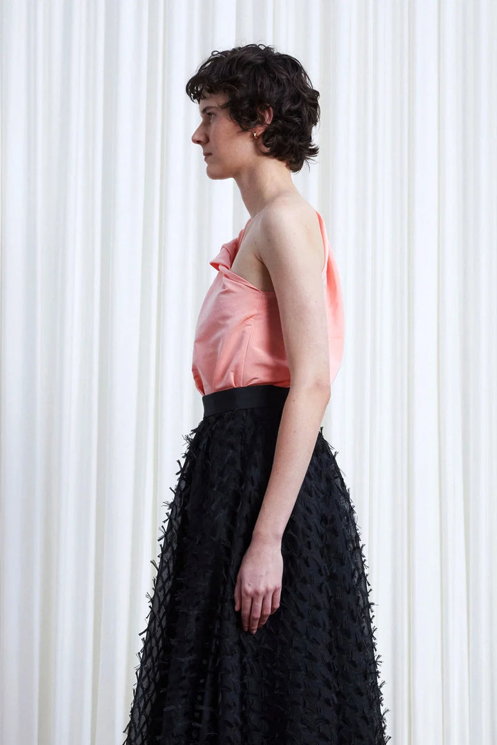 Worries Fade Top, Pink Taffeta