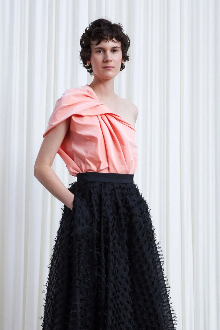 Worries Fade Top, Pink Taffeta