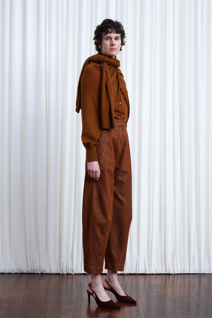 Worries Fade Jeans, Tobacco Denim