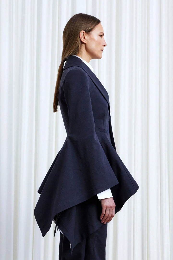 Devoted Blazer, Charcoal Denim