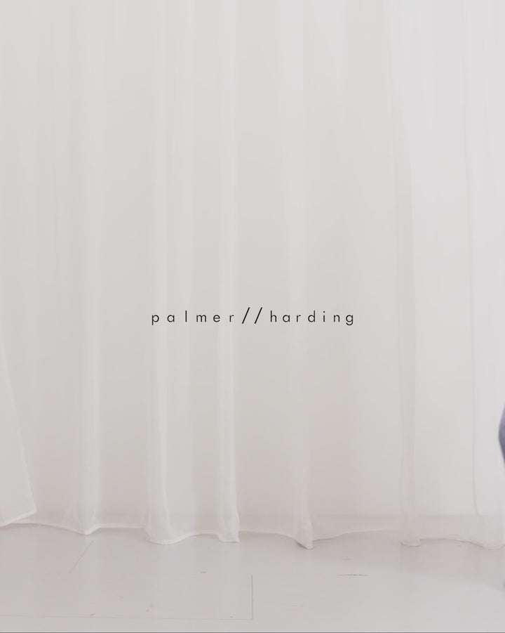 Emotive Dress, blue striped cotton oversized dress