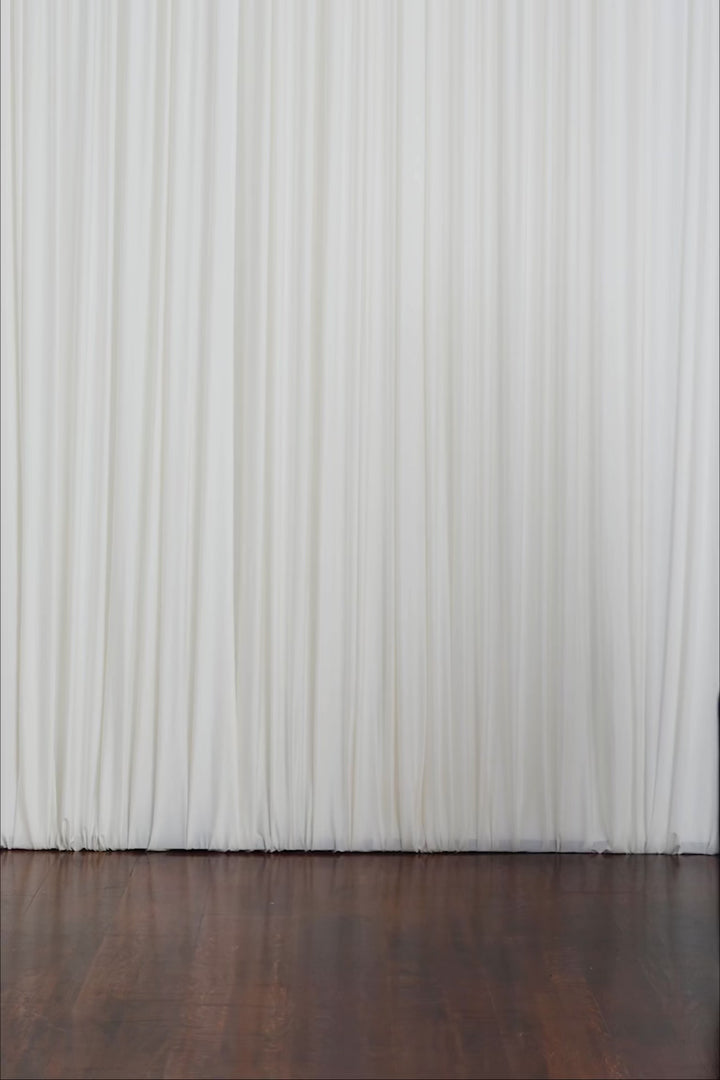 Reset Shirt, white cotton a-line shirt