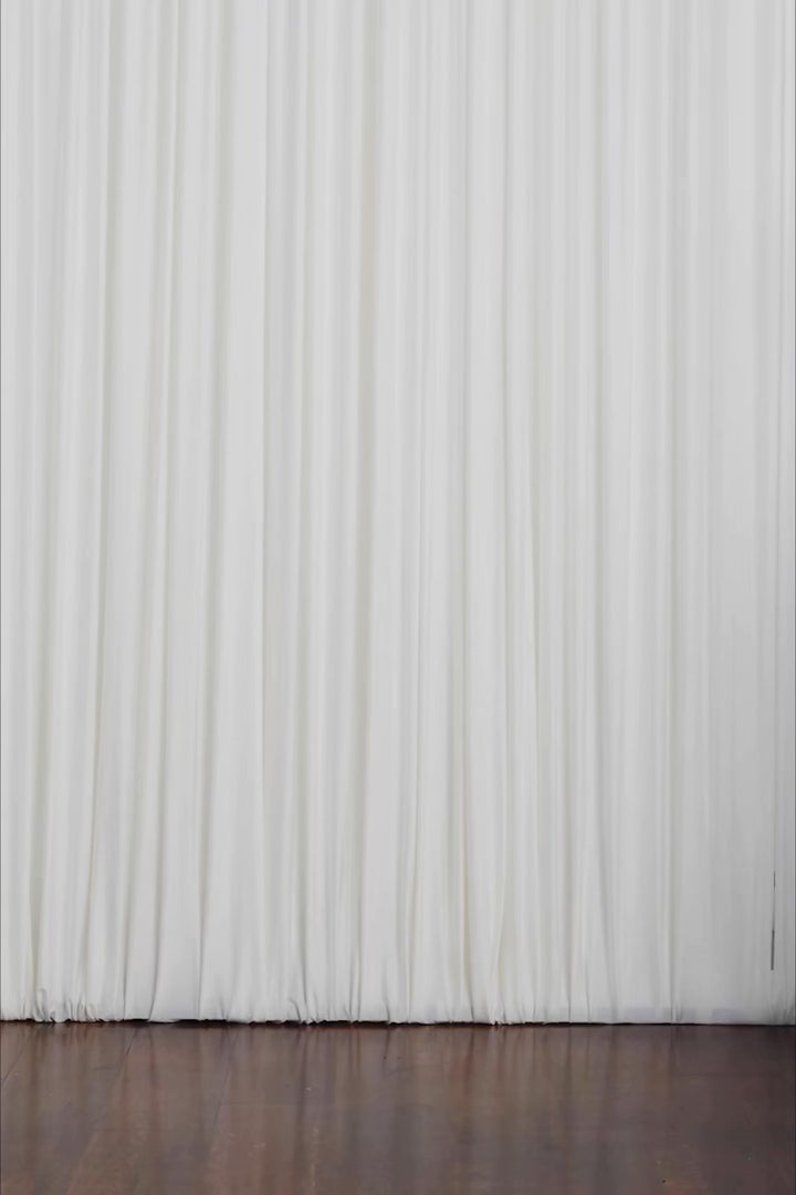 Resilient Dress, black crepe draped back dress